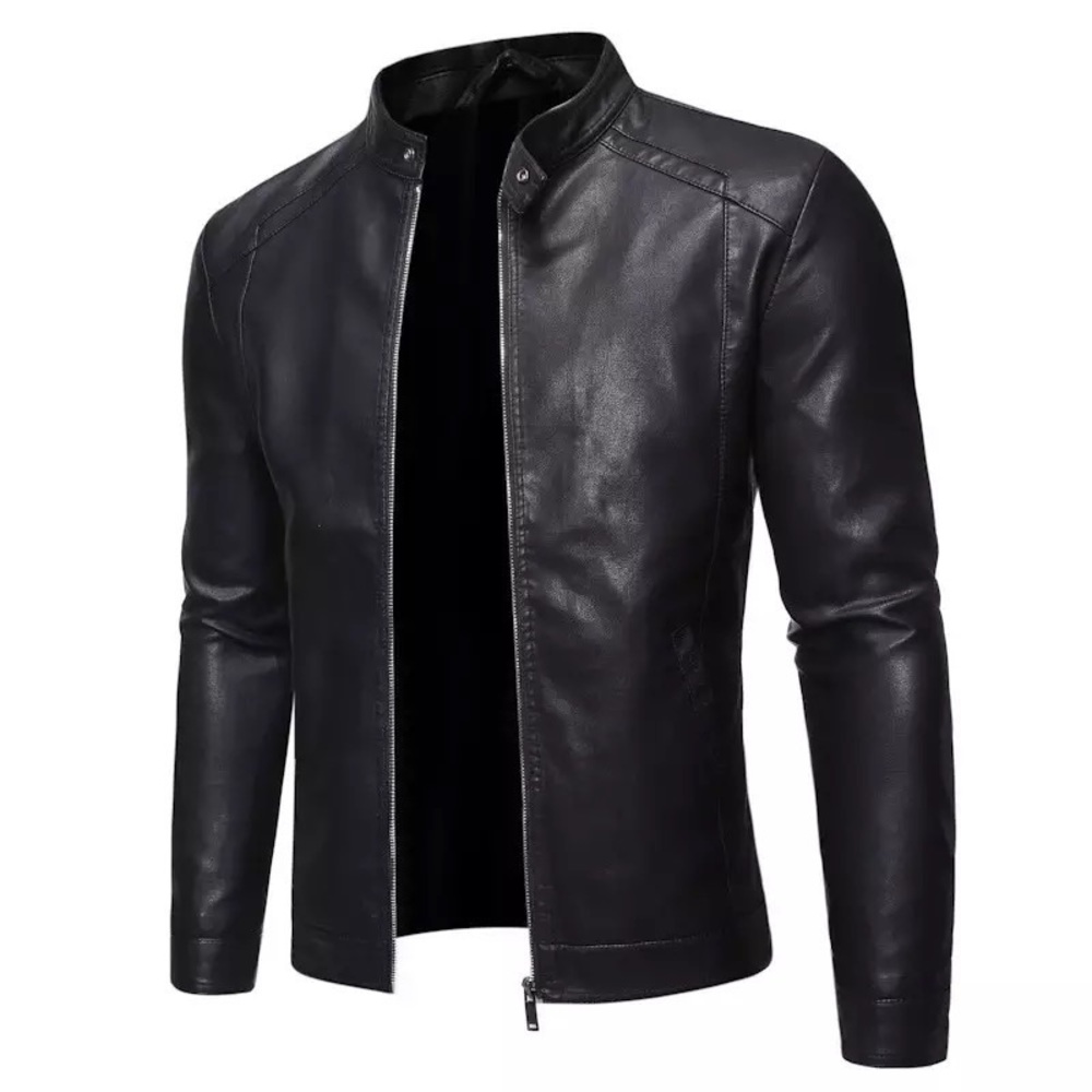 Men’s Black Leather Jacket